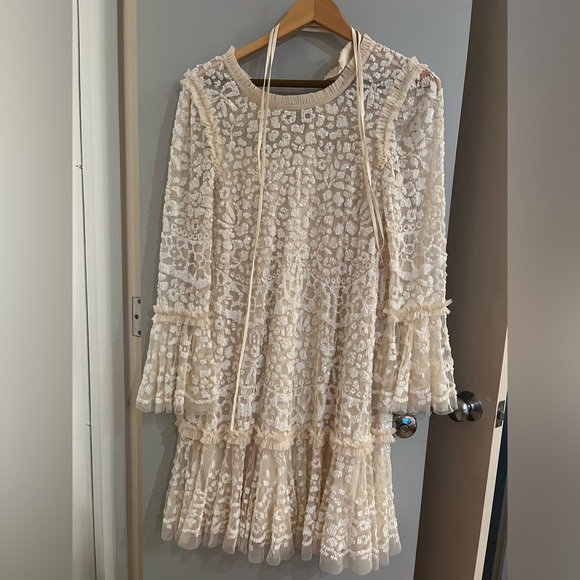 BHLDN needle and thread Annie sequined mini dress - Picture 9 of 16